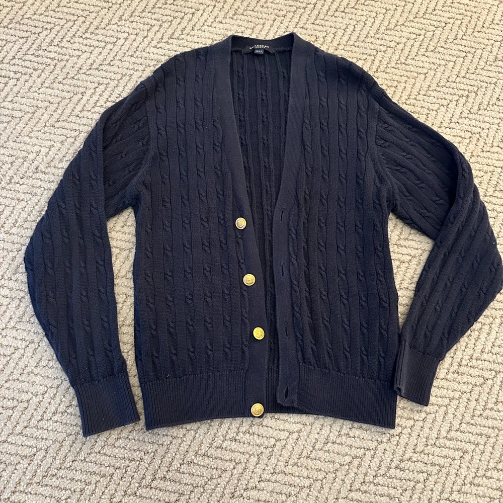 Burberry cable knit cardigan